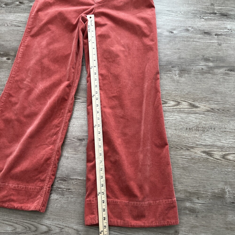 Pilcro High‎ Rise Corduroy Wide Leg Jeans Womens 30 Button Fly Full Length - Picture 4 of 15